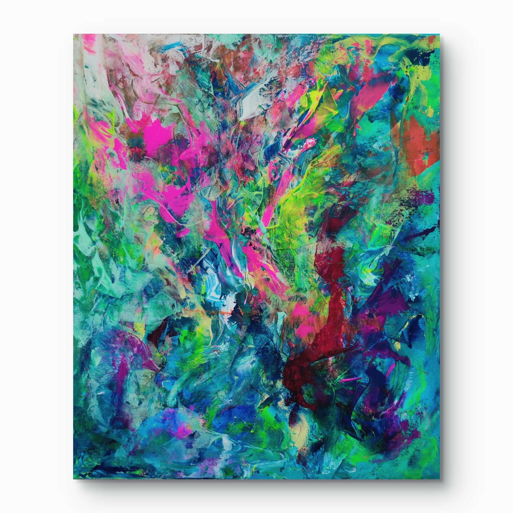 'BREATHE' 60x50cm, akril, vászon